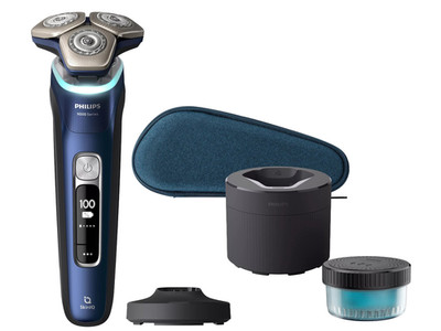 Philips Series 9000 S9980/54 Elektrorasierer Nass-Trocken Reinigungsstation Blau