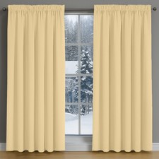 Thermal Curtains Blackout Winter Curtain Cold Blocking Thickened Curtains Panels