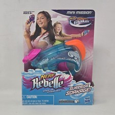 Nerf Rebelle Mini Mission Super Soaker Water Gun Hasbro Pink Blue New Toy