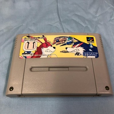 Japan GAME Super Nintendo Entertainment System SNES soft Super Bomberman 5 rare