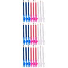 3 Pieces Water Soluble Pencils Erasable Fabric Marking Air Chalk