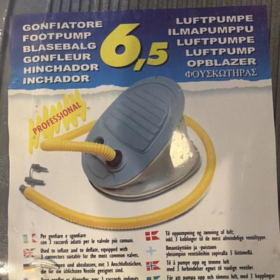 #ad BRAVO 2 PRESSURE FOOT PUMP for small boats and kayaks 6 LITER Model: 10157 $25.00