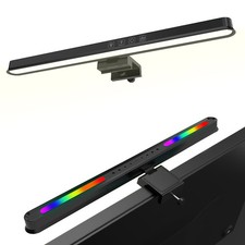 HomeBeyond Monitor Light Bar, USB LED Task Lamp for Curved/Flat Black