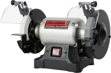 BUCKTOOL 6-Inch 1/3HP Low-Speed Bench Grinder, High 6" Low Speed, Speed 