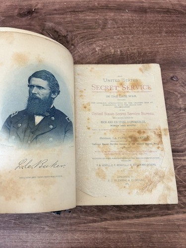The US SECRET SERVICE IN THE LATE CIVIL WAR RARE! COLOR PLATES Illus SOLDIERS - Picture 5 of 8