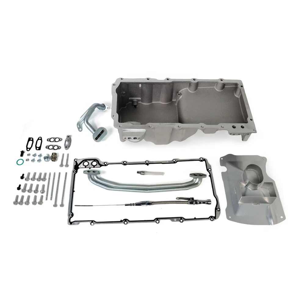 Front Wet Sump Retrofit Engine Oil Pan for Chevy LS LS1 LS2 LS3 LSX V8 4.8L 6.2L - Image 3 of 4