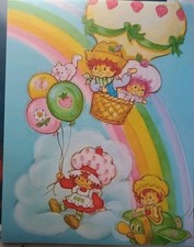 Strawberry Shortcake Glossy Vinyl Sticker 8.5" By 11" For Kids Or Adults