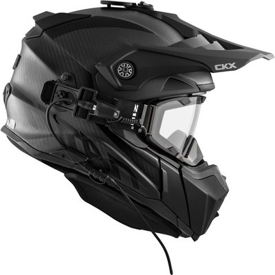CKX Titan Original Snow Helmet Trail and Backcountry Solid w/ 210 Goggles Carbon