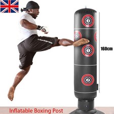 Sport Heavy Duty Free Standing Boxing Punch Bag Kick Adults Kids Kickboxing UK