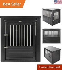 ECOFLEX InnPlace Dog Crate  End Table, Indoor Furniture Style Pet Kennel for...