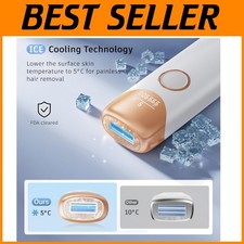 Ice-Cooling Laser Hair Removal Device for Women  Men