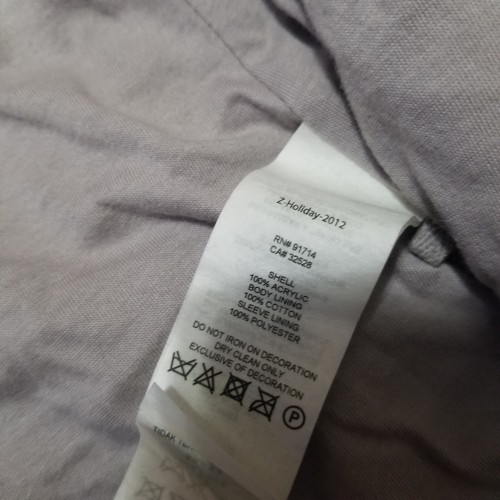 Cárdigan Armani Exchange Botón Algodón Gris Talla Mediana Z Vacaciones - Imagen 12 de 12