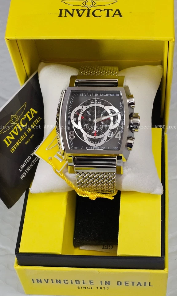 Invicta – S1 Rally Carbon Fiber Dial Milanese - Swiss Z60 FE Chrono Mens Watch  - Image 2 of 4