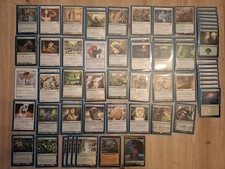 Magic the Gathering G/W Selesnya Ravnica Saproling Spielstein Deck inkl. Hüllen