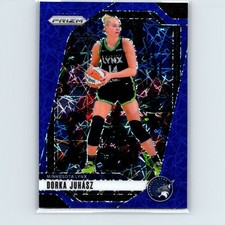 2024 Panini Prizm WNBA Dorka Juhasz #123 Blue Velocity Minnesota Lynx