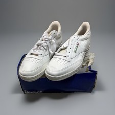 Size 10 - Reebok Club C 85 White Green Box Is Defective Missing Lid