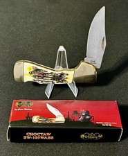 Steel Warrior By Frost Cutler Choctaw SW-105WABS Winter Aged Bone Lockback Knife