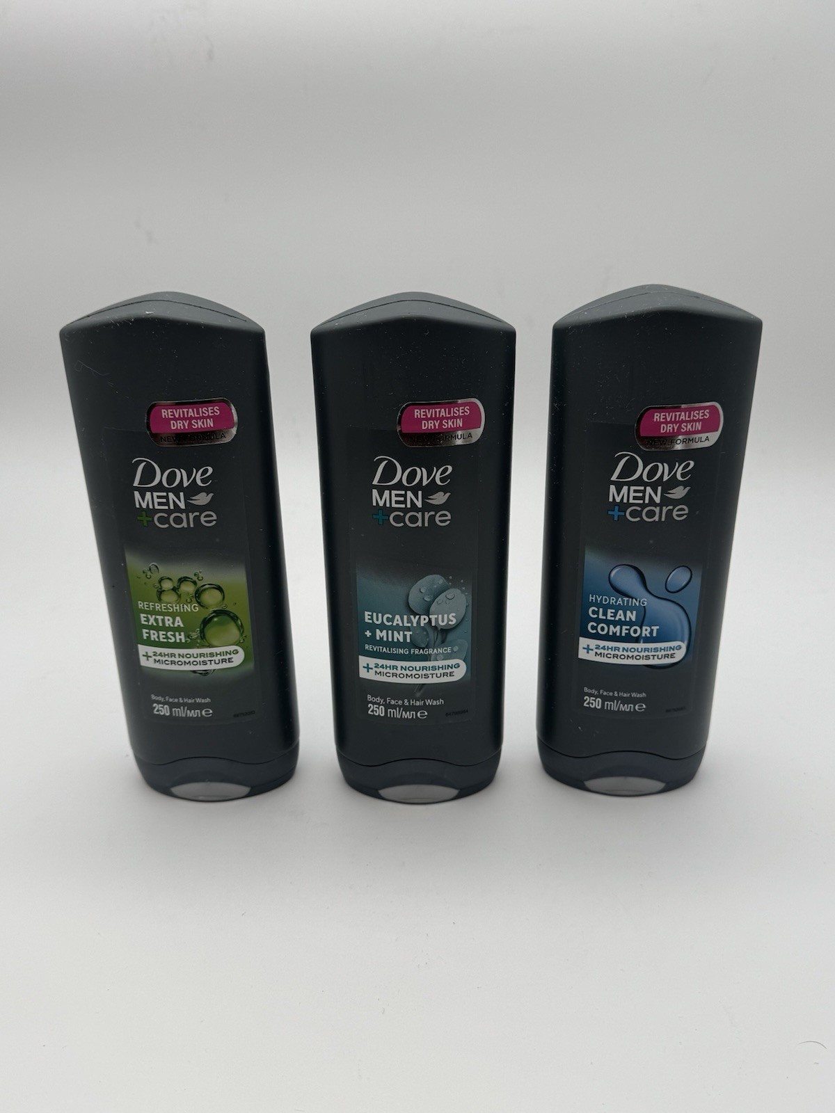 Dove Men Care Recharge Body Wash Gift Set Trio Collection Perfect Gifts for Him