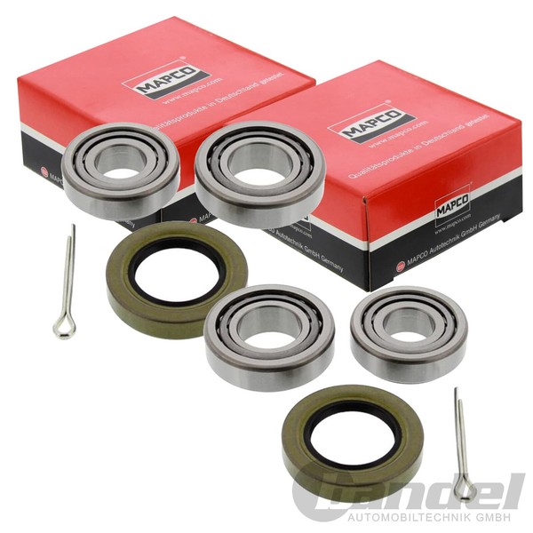 2X Mapco RADLAGER-SATZ Hinten Passend FüR Chevrolet Matiz Spark Daewoo Matiz | 2-image
