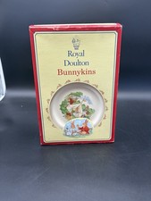 Royal Doulton Bunnykins Mug Bowl Baby Plate 3 Pc Set English Fine Bone China
