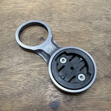 K-Edge Steerer Spacer Computer Mount Silver