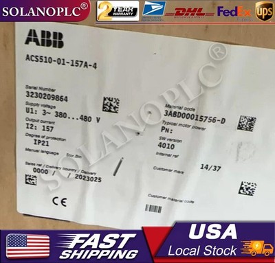 1PC ACS510-01-157A-4 1OCS NEW ABB Frequency Converter ACS510-01-157A-4 No Keypad