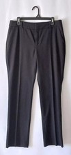 Nine West Women's Black Dress Pants Size 12S Barely Bootcut, Belt Loops, Pockets
