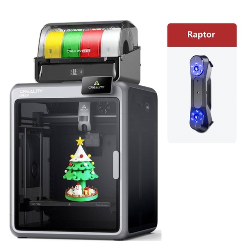 Creality K2 Pro Combo 3D Printer Multi-Color Printing & Raptor 3D Scanner