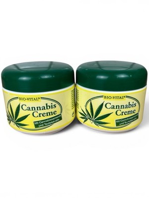 2 x 125ml Bio-Vital Hanfcreme Körpercreme Hanf Creme Teufelskralle Körperpflege