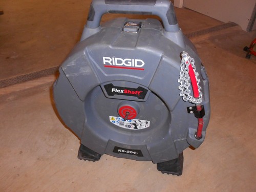 RIDGID MODEL K9-204 FLEXSHAFT SEWER RODDER 67 FEET CABLE