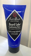 JACK BLACK Beard Lube Conditioning Shave 6 oz with Jojoba Eucalyptus SEALED