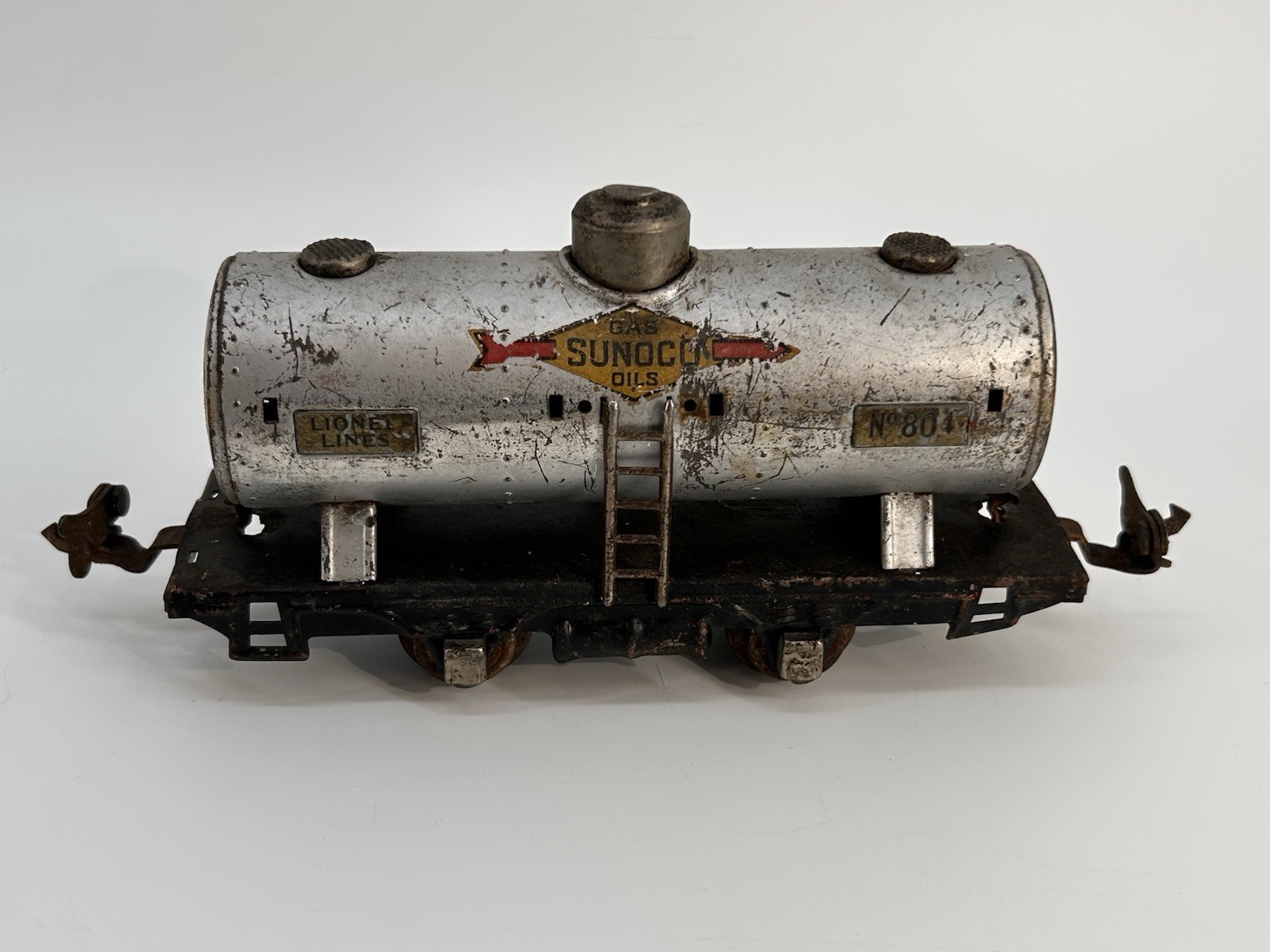 Lionel 804 O Gauge Vintage Prewar Lionel Lines SUNCO OIL Tank Car PreWar