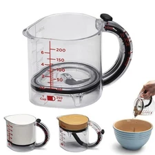 4-in-1 Adjustable Measuring Cup, Multi-Functional Measuring Cup