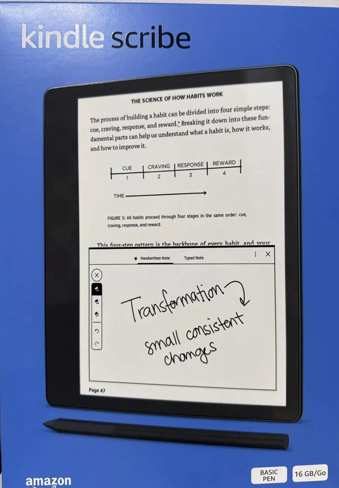 Kindle Scribe 16 GB, Kindle & Digital Notebook, Basic Pen, NEW Sealed RRP £329 - Image 2 of 4