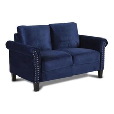 Alani Loveseat-Deep Blue