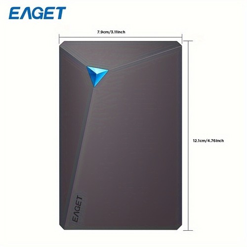 EAGET 1TB USB 3.0 External Hard Disk Drive Portable Hdd Storage Device 2.5in - Picture 9 of 9