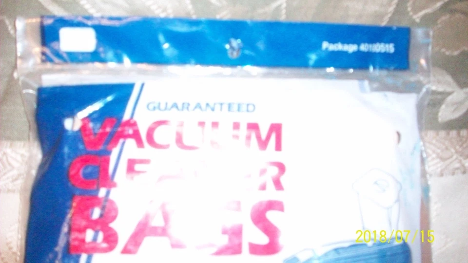Hoover Lote 2 Bolsas 40100515 Electrolux Limpiadores De Tanques Auto Cierre Goma Suciedad Mar Foto 2 de 3