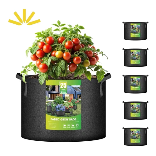 5/10/25er Pack 25 Gallonen Grow Beutel Verdickter Vliesstoff Töpfe mit Griffen - Bild 12 von 18