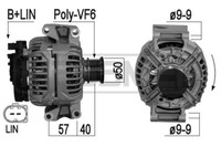 Messmer Lichtmaschine Generator 120A 14V FüR Mercedes-Benz Sprinter 35-T