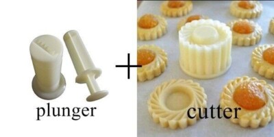 Set of Pineapple Jam Tart Plunger and Cutter Christmas Cookies tools mold