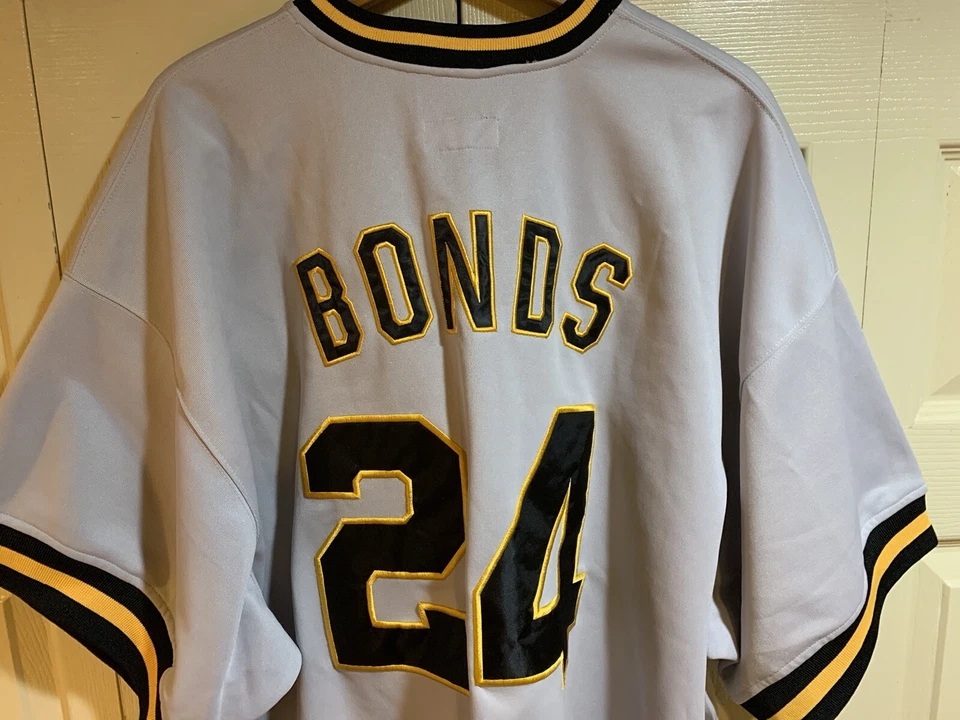Barry Bonds Pittsburgh Pirates Jersey Mitchell & Ness 1990 - Image 4 of 4