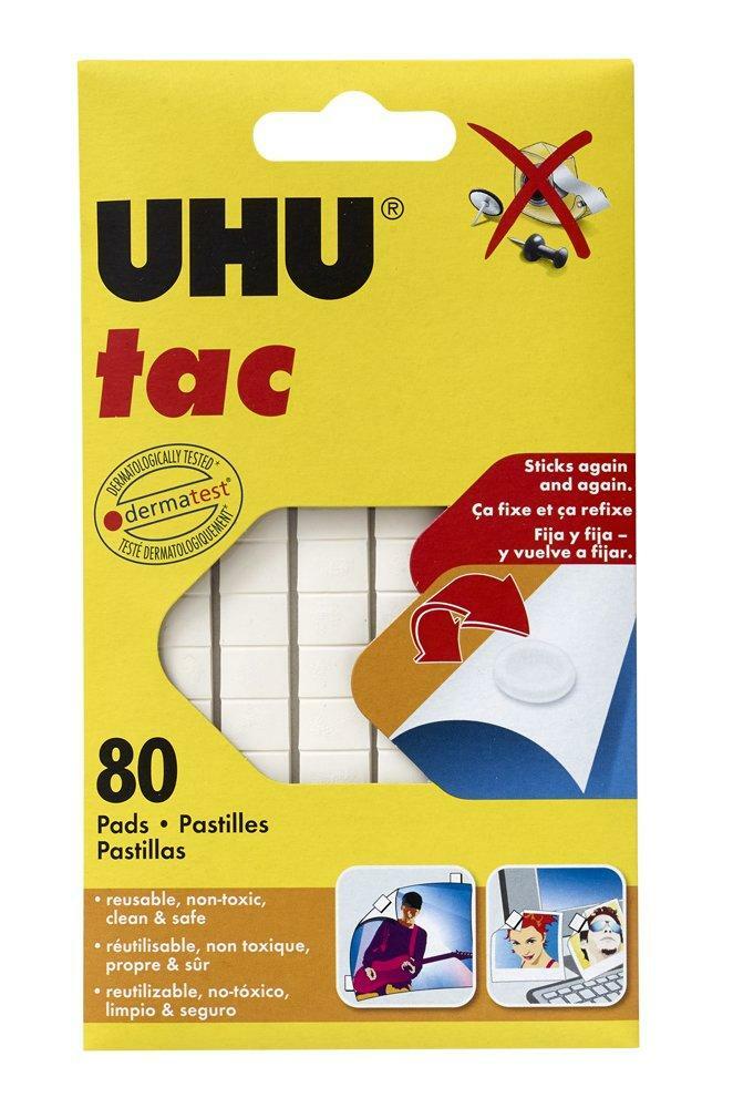Saunders Uhu Tac Adhesive Putty Pads (SAU99683) White eBay