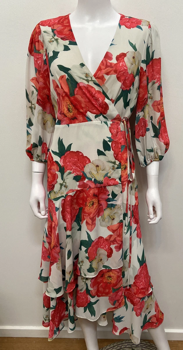 Sheike top wrap dress