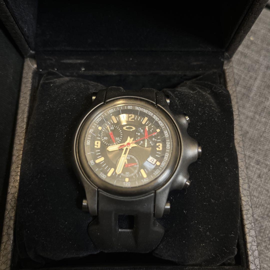 Oakley Watch Black 90s 00s Y2K Quartz Style Fresh Battery Oakley Watch Black 90s 00s Y2K Quartz Style Fresh Battery