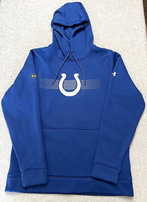 Men's Indianapolis Colts NFL Combine Authentic Sweatshirt Hoodie Size Large  VGUC