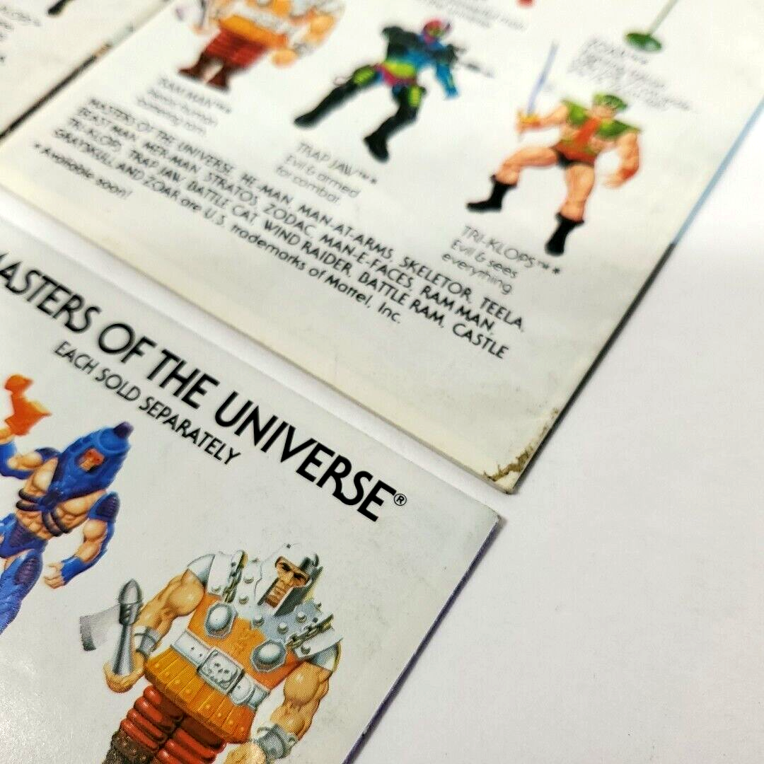 Lots De 8 Mini BD MOTU He-Man - Mattel France 1982-84 - État Correct
