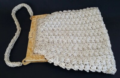 Lot D'armatures Vintage En Bakélite écaille Pour Sacs - Taille Moyenne - Ambre Marron - Occasion