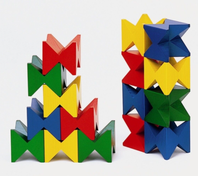 NAEF SPIEL W7.8xD7.8xH1.9in Maple Wood Kids Kids Building Blocks