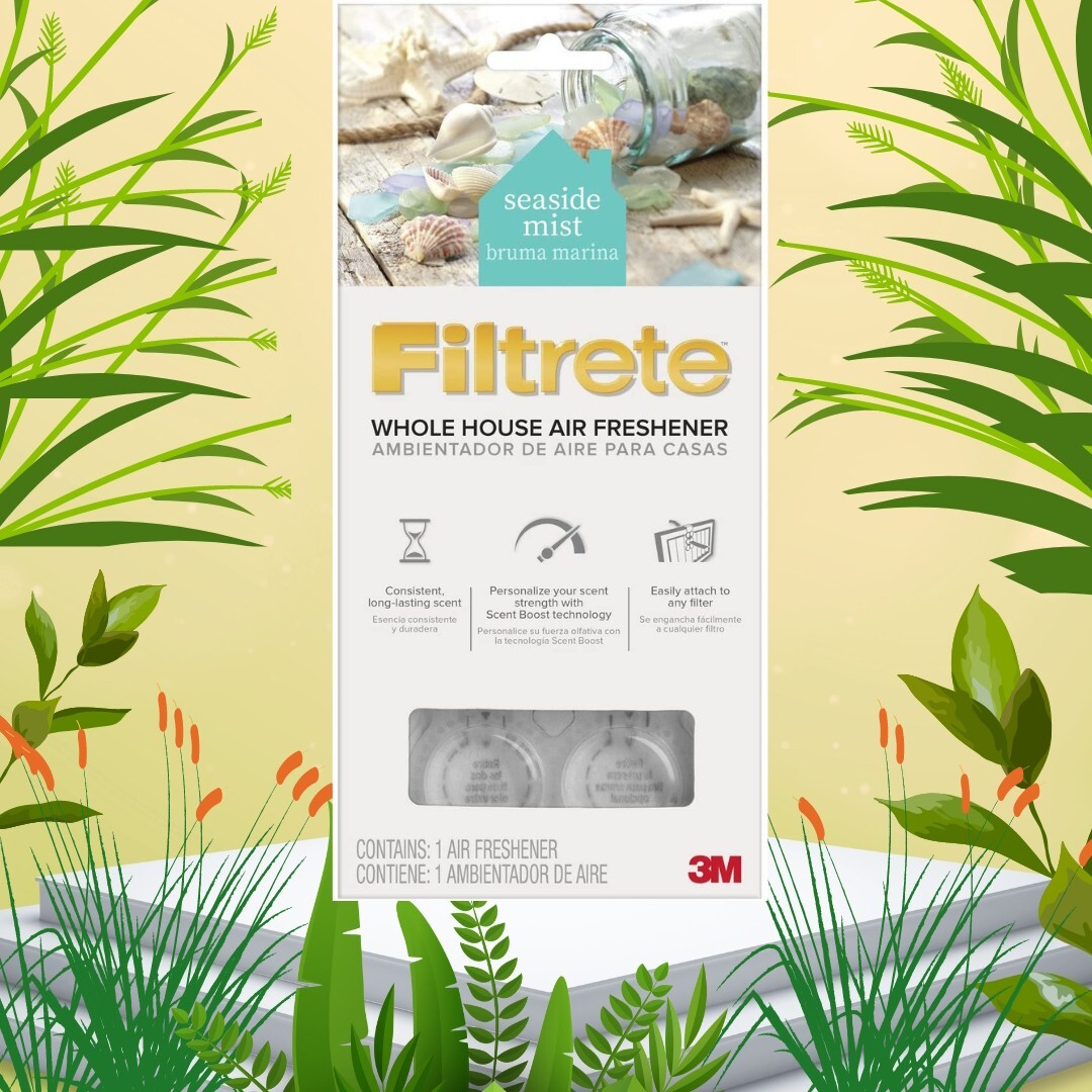 3m Whaf1sm Filtrete Whole House Air Freshener Seaside Mist for sale