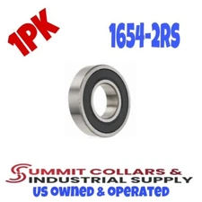 1654-2RS C3 Sealed Premium Ball Bearing, 1 1/4"x2 1/2"x5/8"